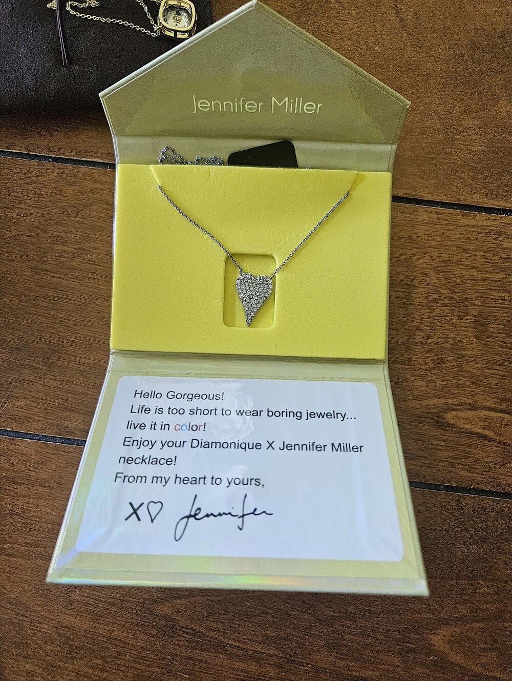 Jennifer Miller Small Silver Heart Pendant Necklace